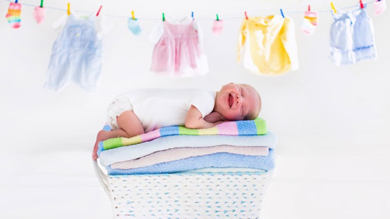 Détergent à lessive et santé bébé